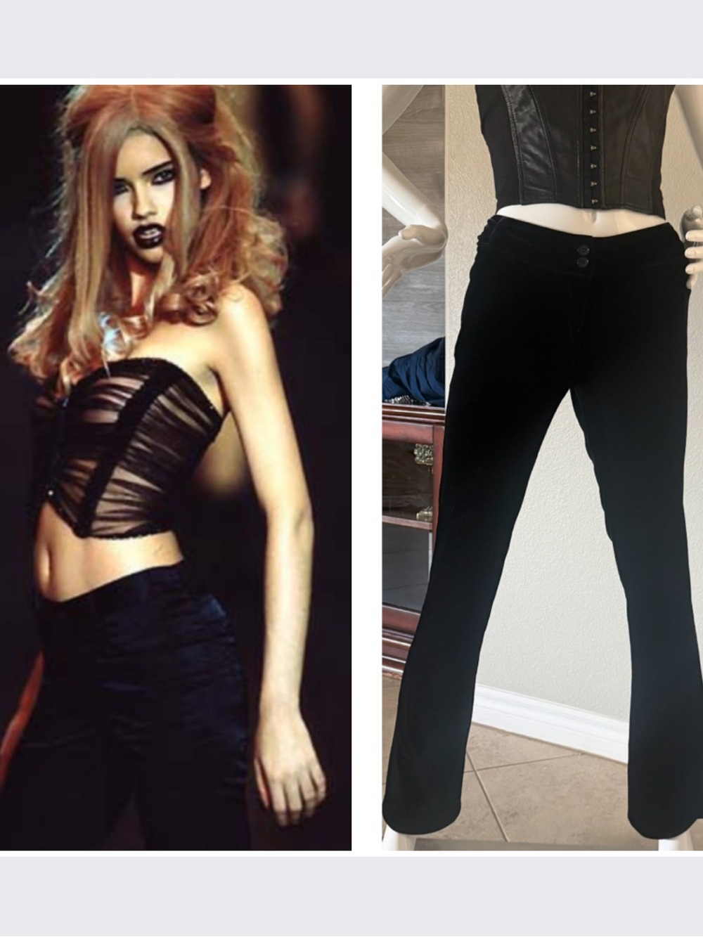 Vintage 90’s Betsey Johnson Velvet Pants L